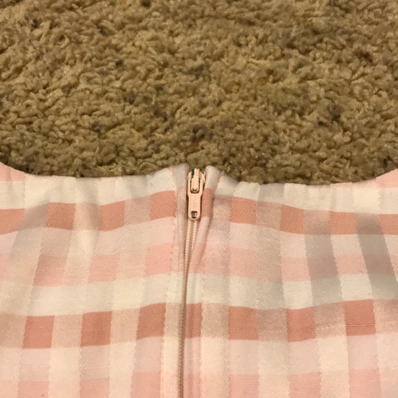 Thrifted White and Pink Checkered Dress Size 3/4 - Picture 7 of 8
